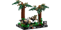 LEGO STAR WARS Diorama de La poursuite en Speeder à Endor™ 2023